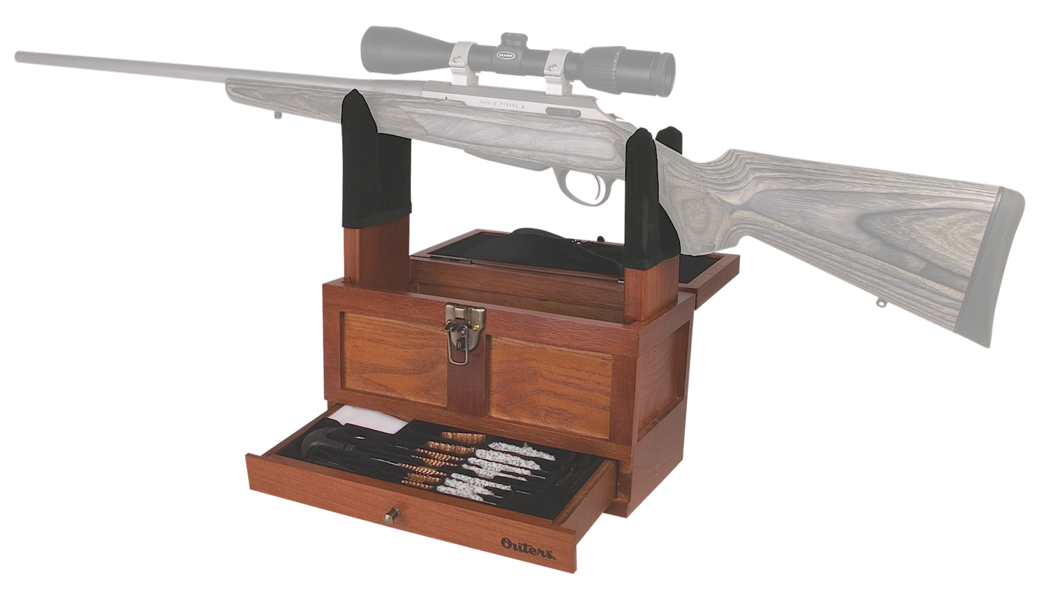 Outers Wooden Chest, Out 70084       25pc Univ Wood Clng Chest