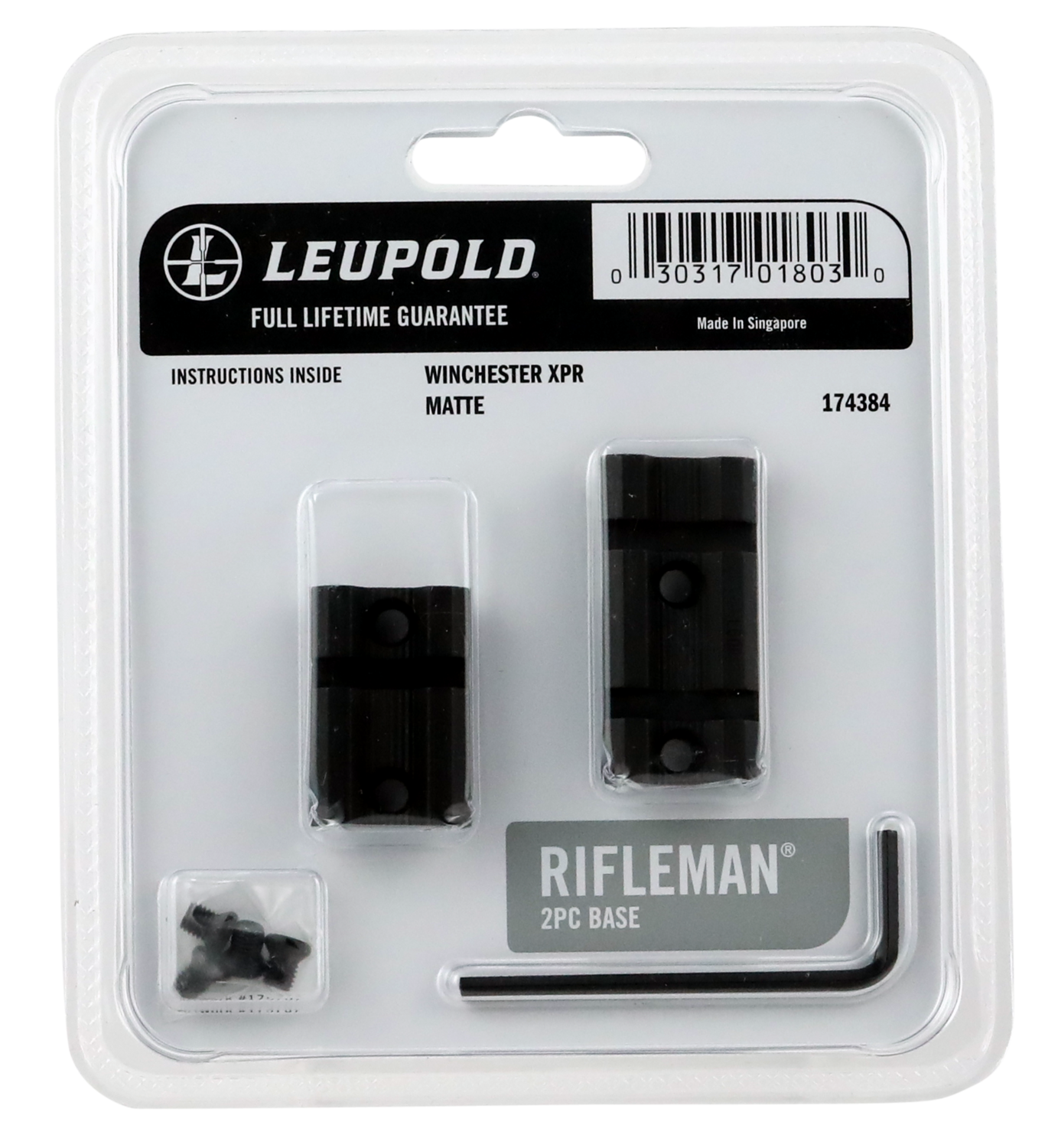 Leupold Rifleman, Leu 174384 Rifleman 2-pc Xpr        Mt