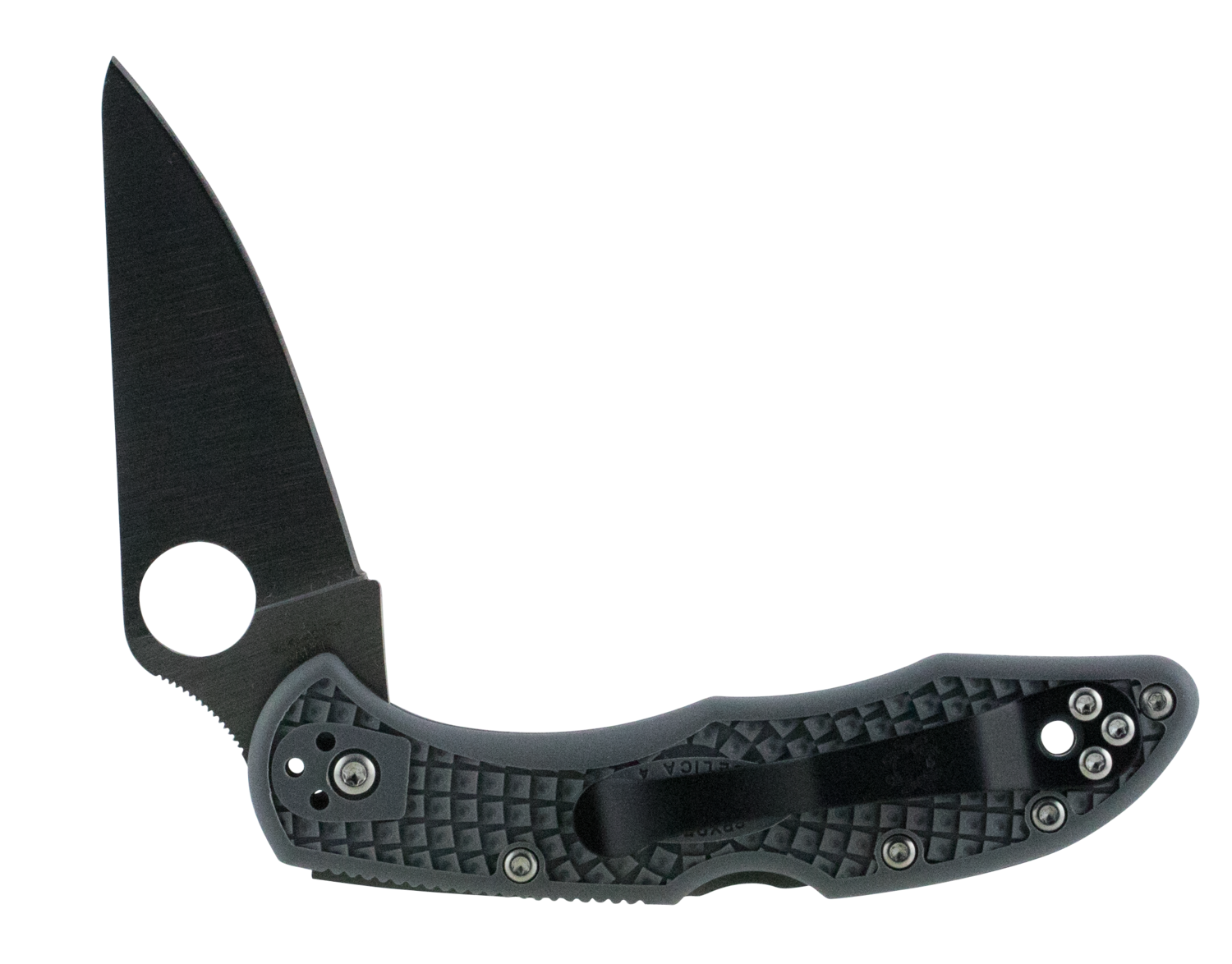Spyderco Delica 4, Spy C11fpgy     Delica 4 Flt Grd Pln Dp 2.88   Gry