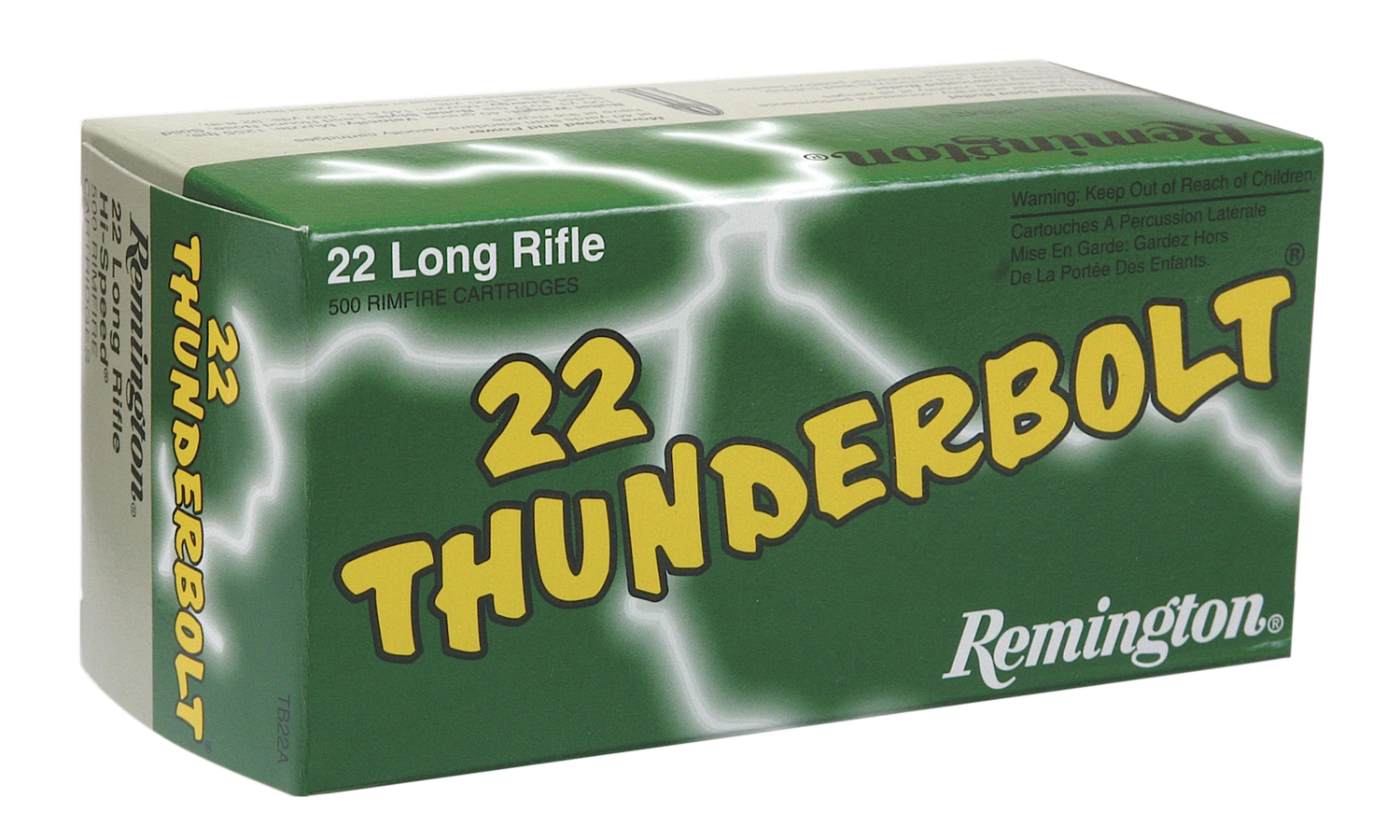 Remington Ammunition Thunderbolt, Rem.21241 Tb22b    22lr 40 Thndr Bulk       500/10