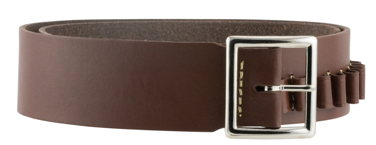 Hunter Company Cartridge Belt, Hunt 1451l      2in Cart Leather Belt 45c Lrg  Brn