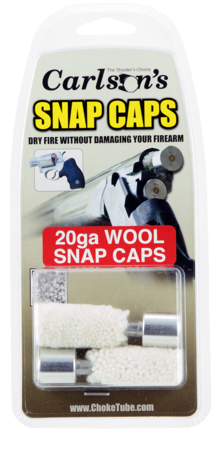 Carlsons Snap Cap, Carl 00106 Wool Snap Caps 20ga     2pk