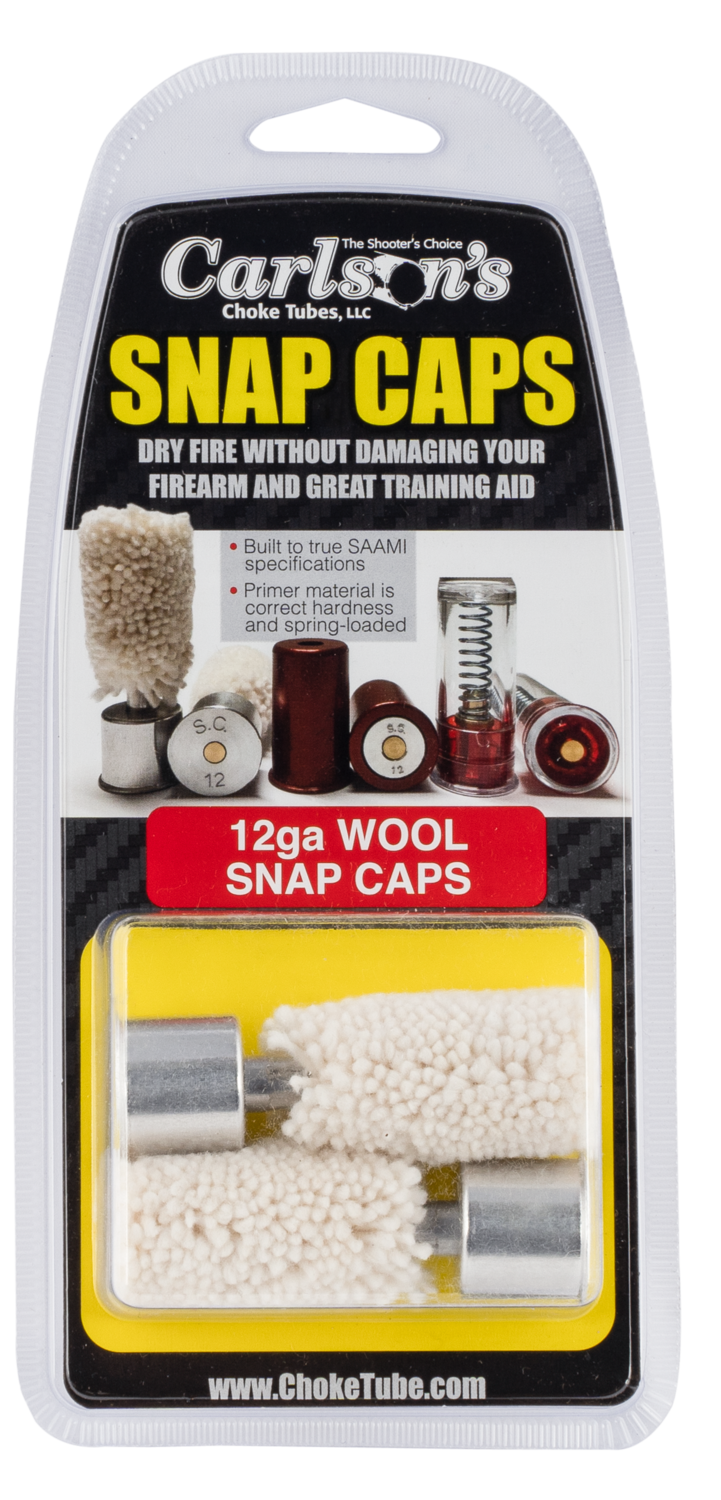 Carlsons Snap Cap, Carl 00105 Wool Snap Caps 12ga     2pk