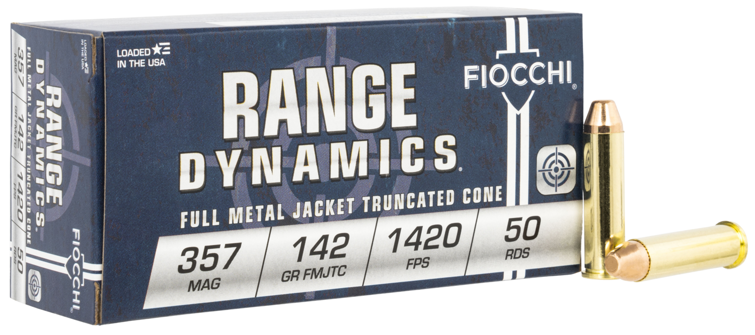 Fiocchi Range Dynamics, Fio 357f      357mg      142 Fmjtc           50/20