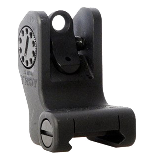 Troy Ind Rear Fixed Battlesight Round, Troy Ssig-frs-robt-00   Rear Fix Bs  Sght Bk