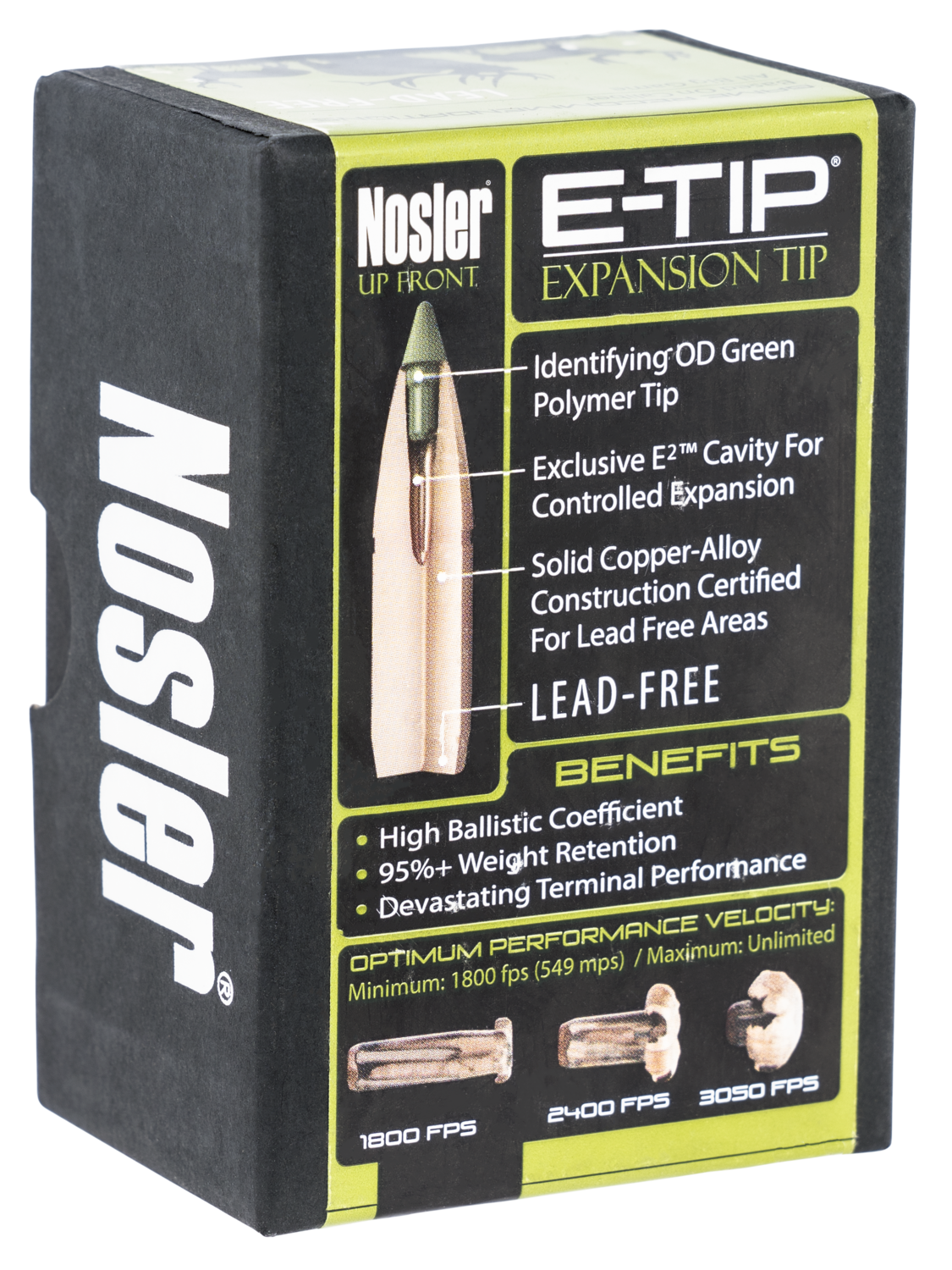 Nosler E-tip, Nos 59180 E-tip      308 180 Sptzr  50