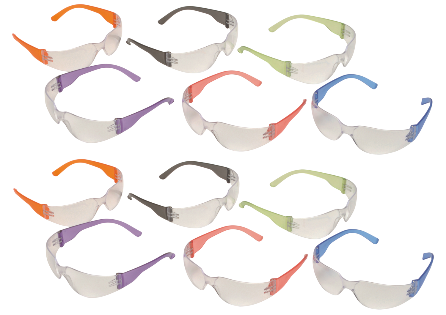 Pyramex Intruder, Pyra S4110smp     Intruder Multi Color Temple 12pk
