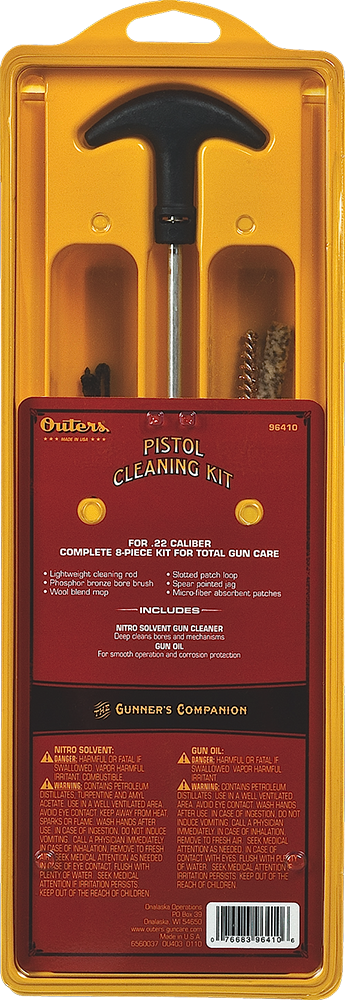 Outers Aluminum Rod, Out 96410       Pstl  Kit 22              Clam