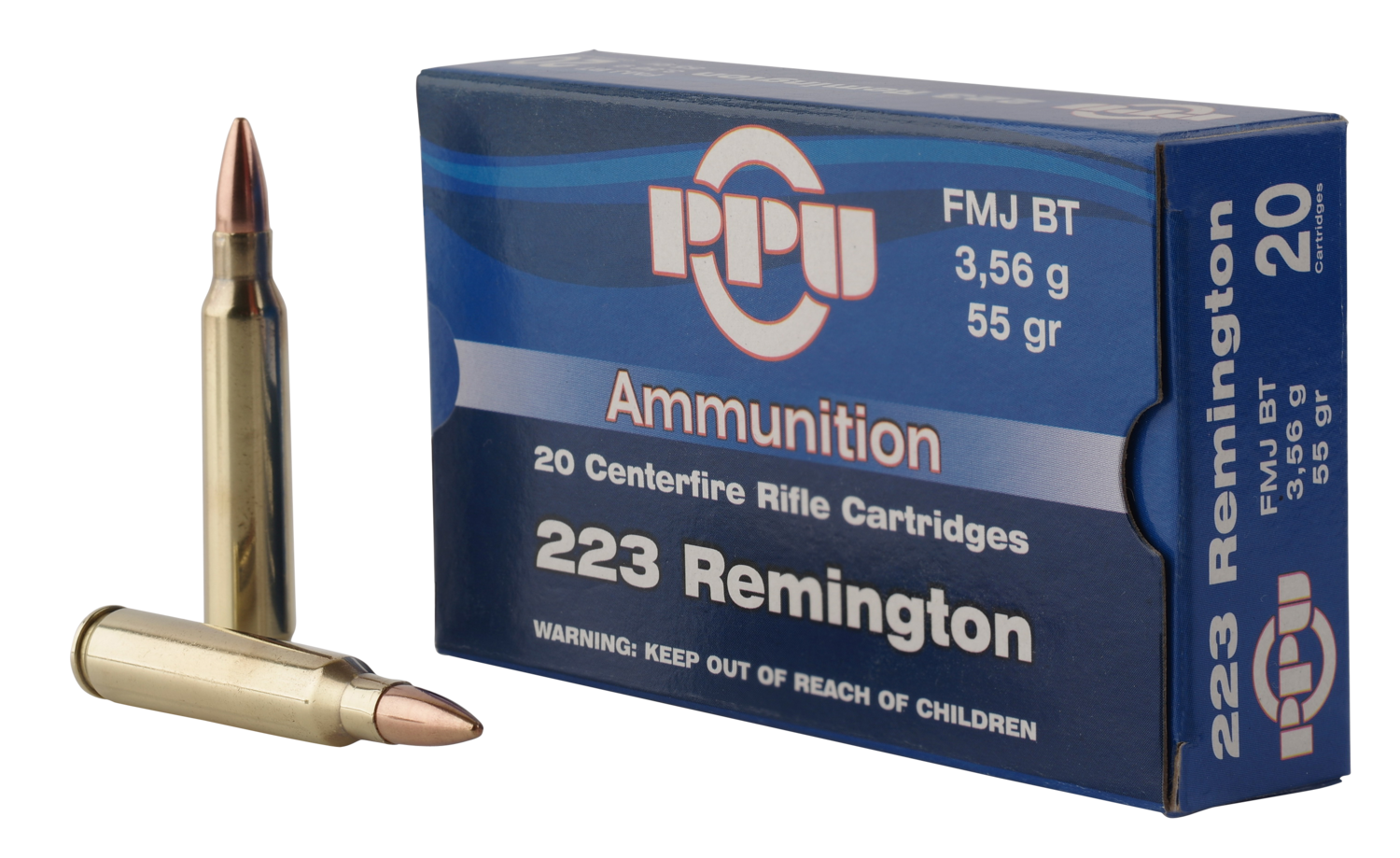 Ppu Standard Rifle, Ppu Pp223f1     223          55 Fmjbt        20/50