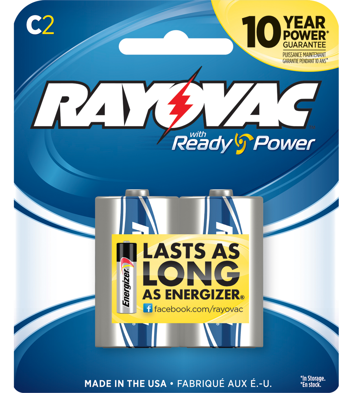 Rayovac C, Ray 814-2f    Alk C   Card Battery 2pk