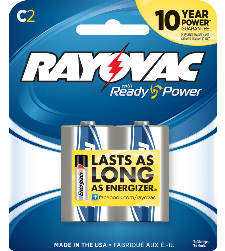 Rayovac C, Ray 814-2f Alk C Card Battery 2pk Rayovac C, Ray 814-2f Alk C Card Battery 2pk