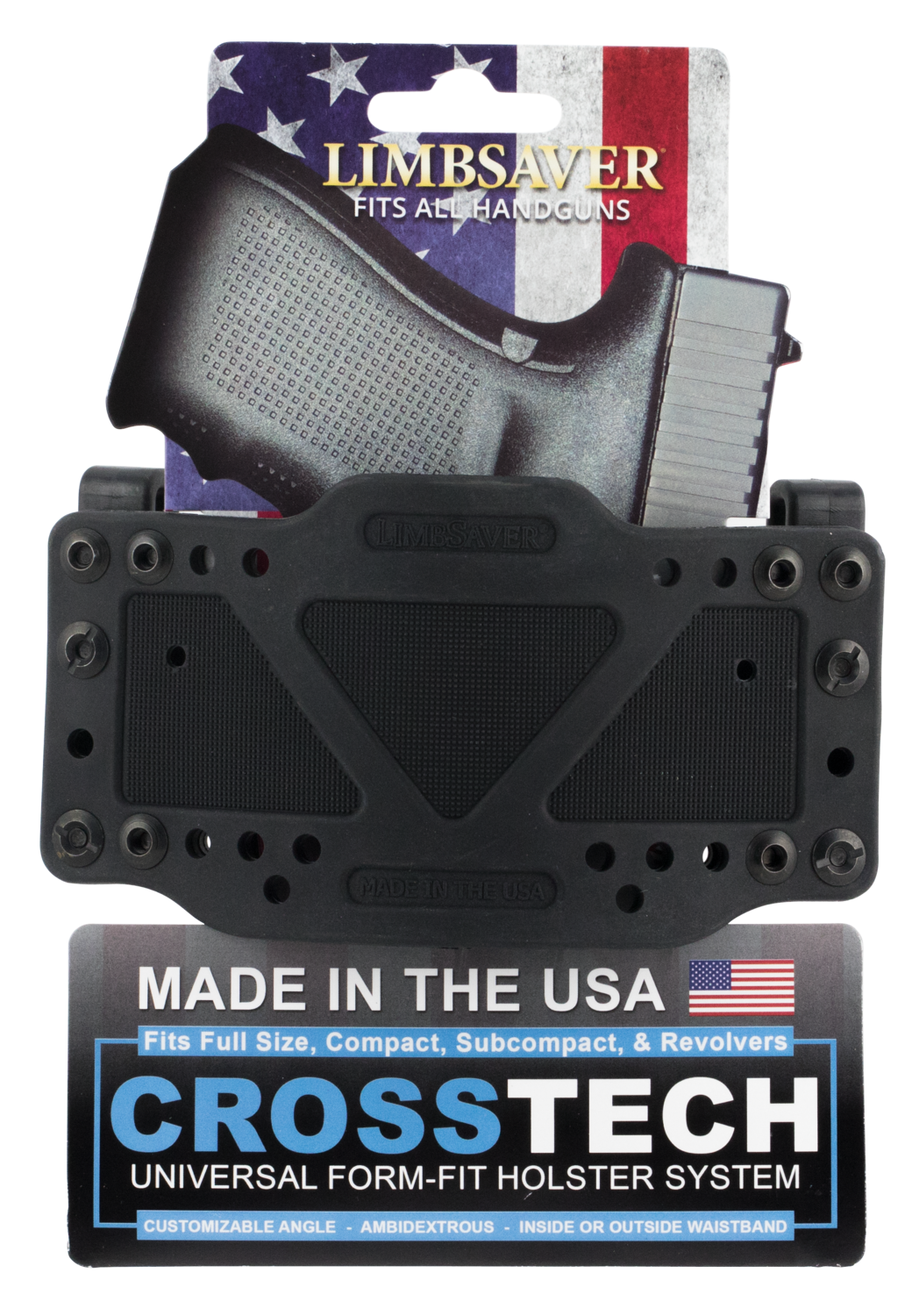 Limbsaver Crosstech, Limb 12501 Cross-tech Holster Clip-on-black