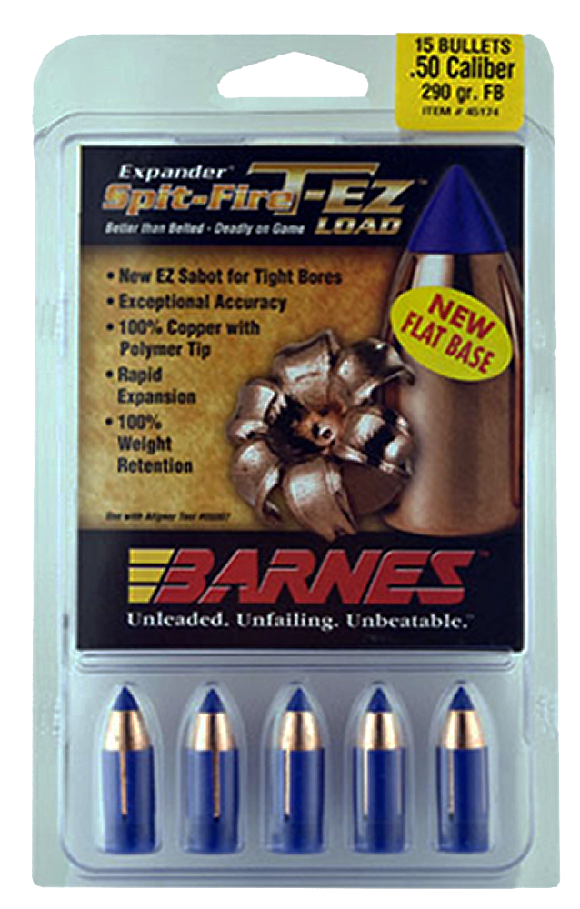 Barnes Bullets Spit-fire T-ez, Brns 30587   .451 50c 250 T-ez Fb     15