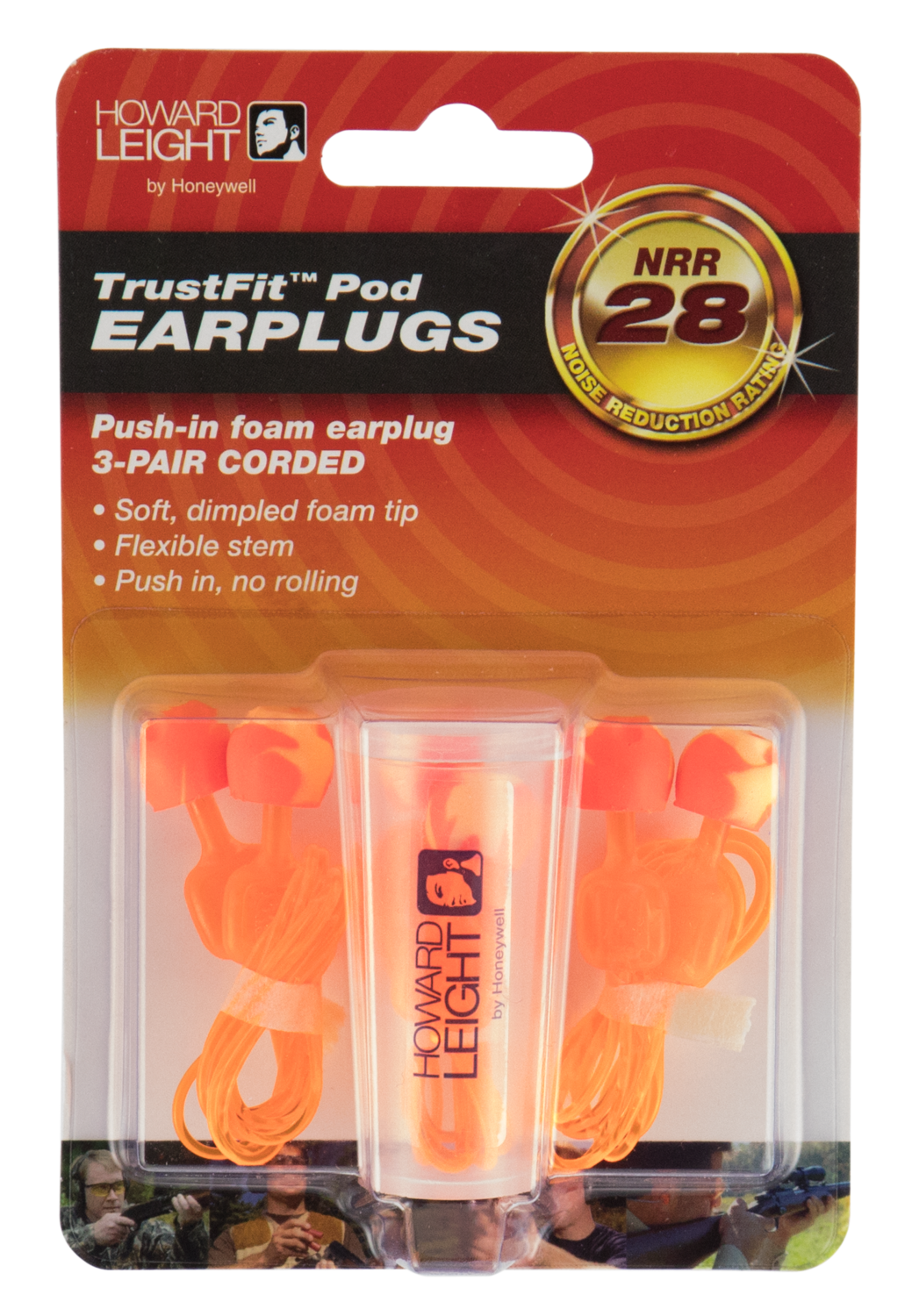 Howard Leight Trustfit Pod, How R02237  Trustfit Pod Corded   Earplug 3pr
