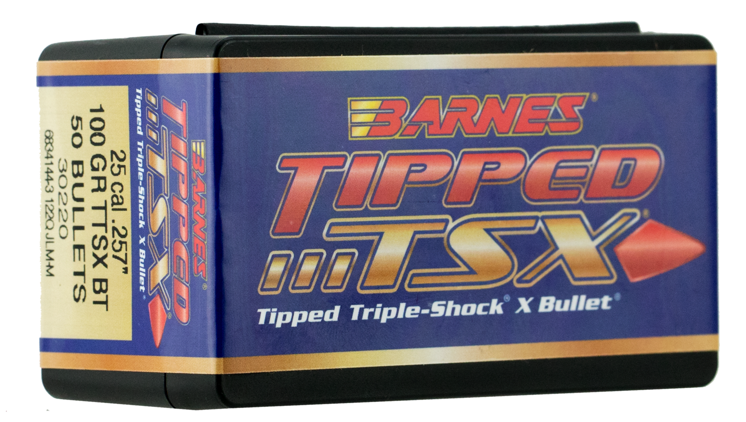 Barnes Bullets Tipped Tsx, Brns 30220     .257   100 Tipped Tsx Bt        50