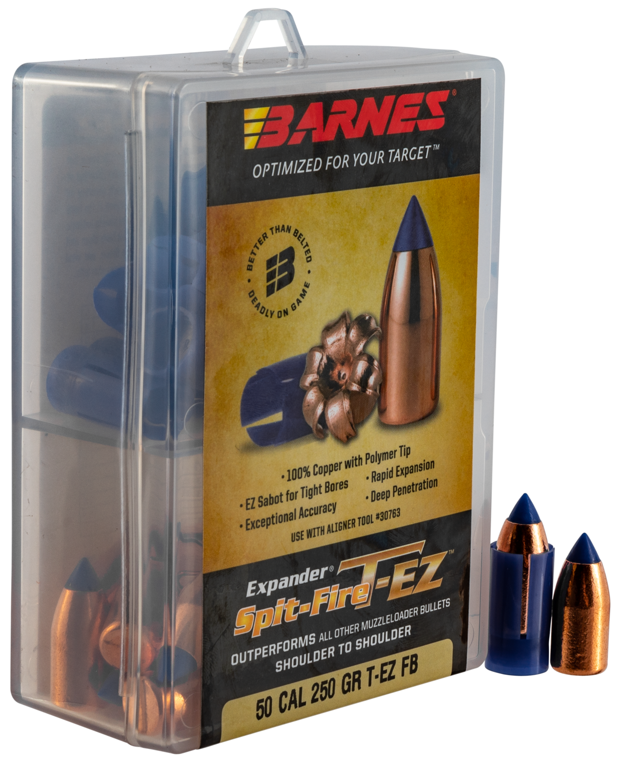 Barnes Bullets Spit-fire T-ez, Brns 30601   .451 50c 250 T-ez Fb     24