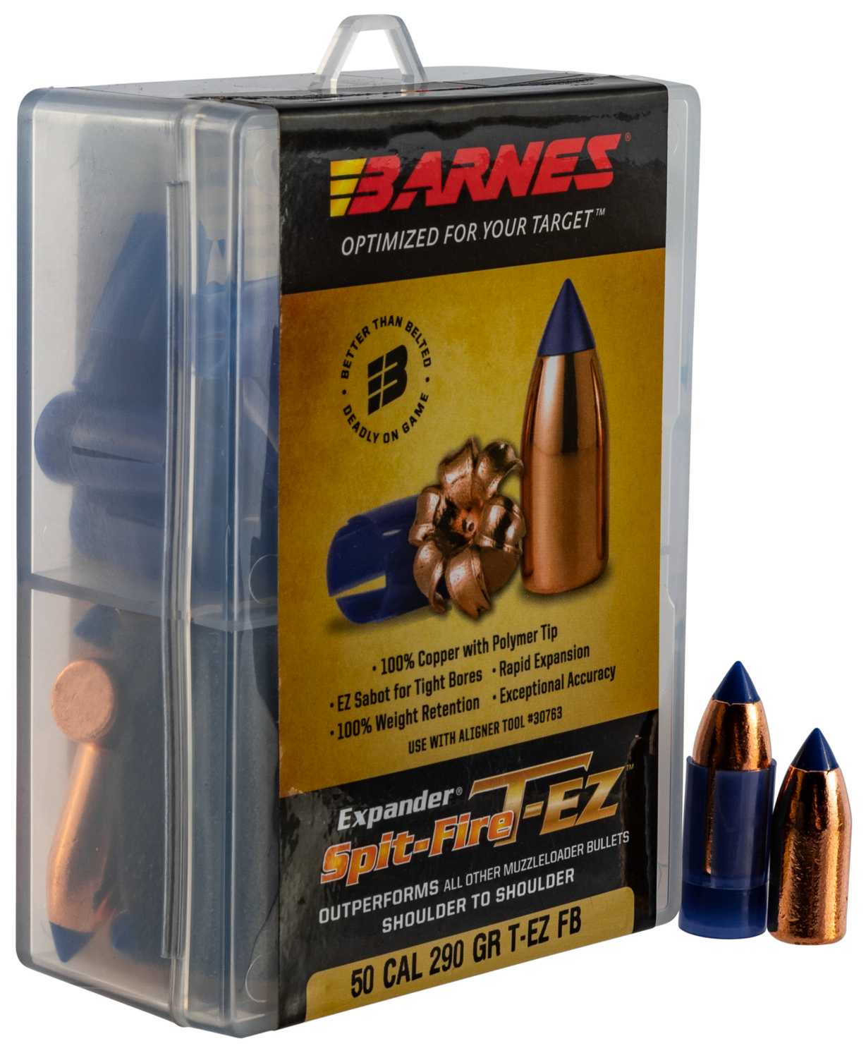 Barnes Bullets Spit-fire T-ez, Brns 30592   .451 50c 290 T-ez Fb     15