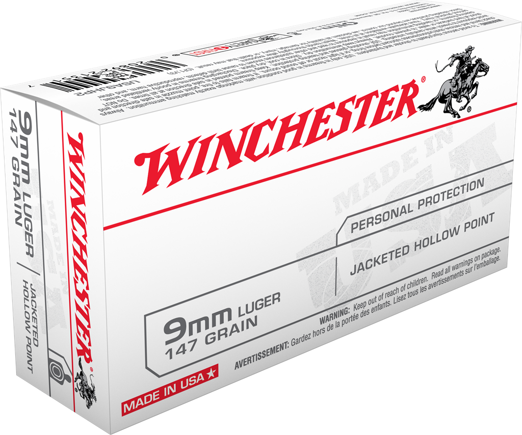 Winchester Ammo Usa, Win Usa9jhp   9mm        115 Jhp             50/10