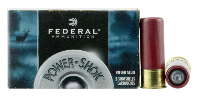 Federal Power-shok, Fed F127rs 12 Slug 5/50 Federal Power-shok, Fed F127rs 12 Slug 5/50