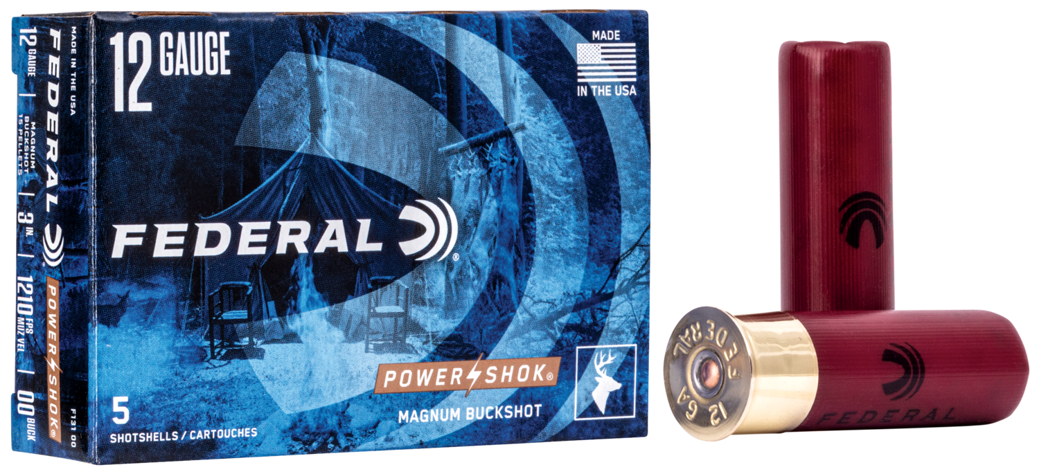 Federal Power-shok, Fed F127000   Pwrshk     12        Buck       5/50