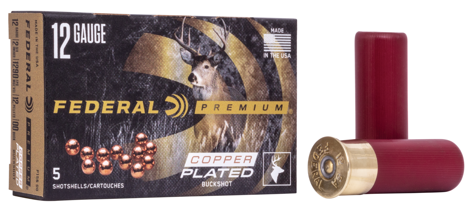 Federal Premium, Fed P15400  Mag          12        Buck       5/50