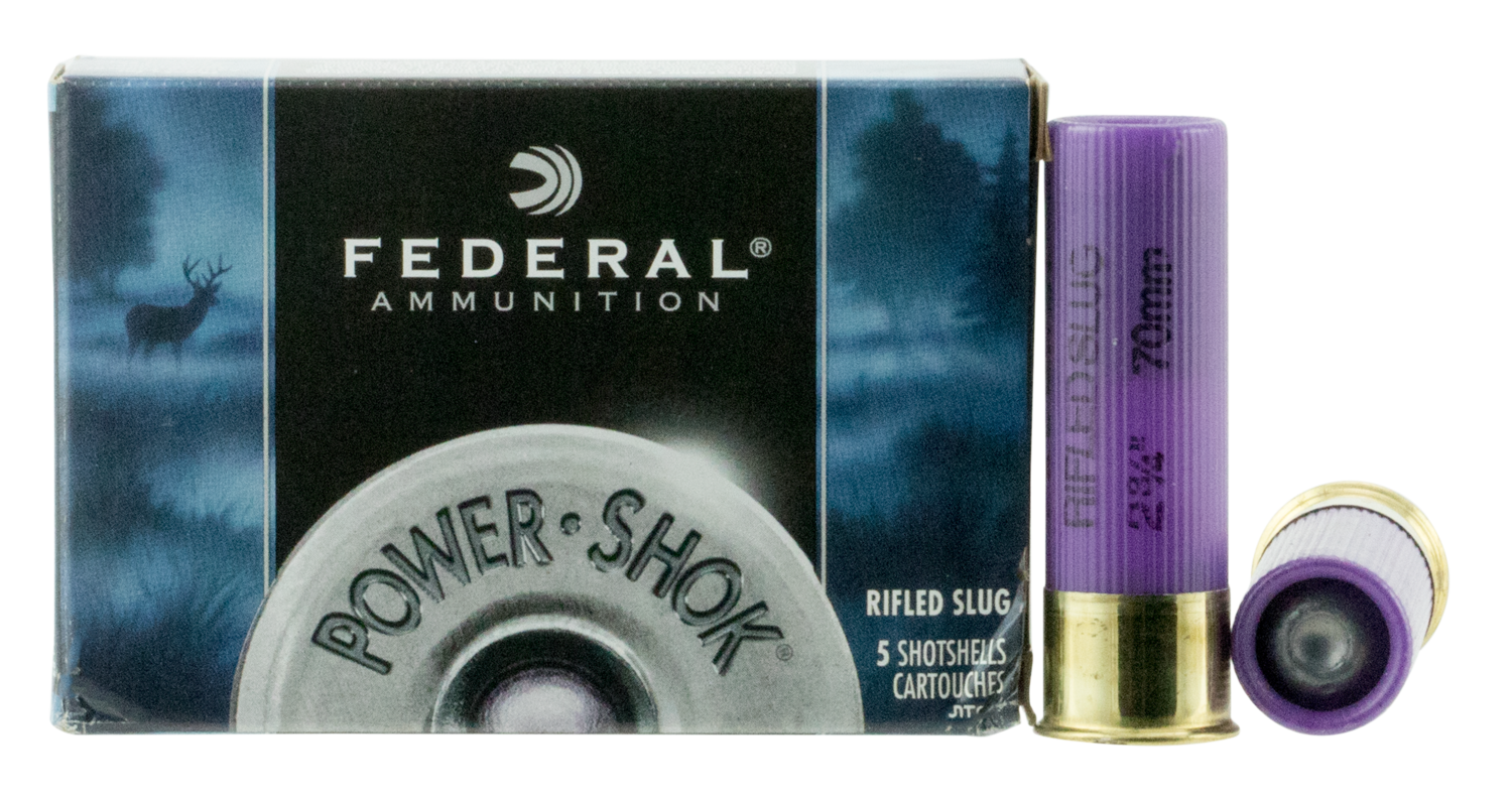 Federal Power-shok, Fed F164rs            16         Slug         5/50
