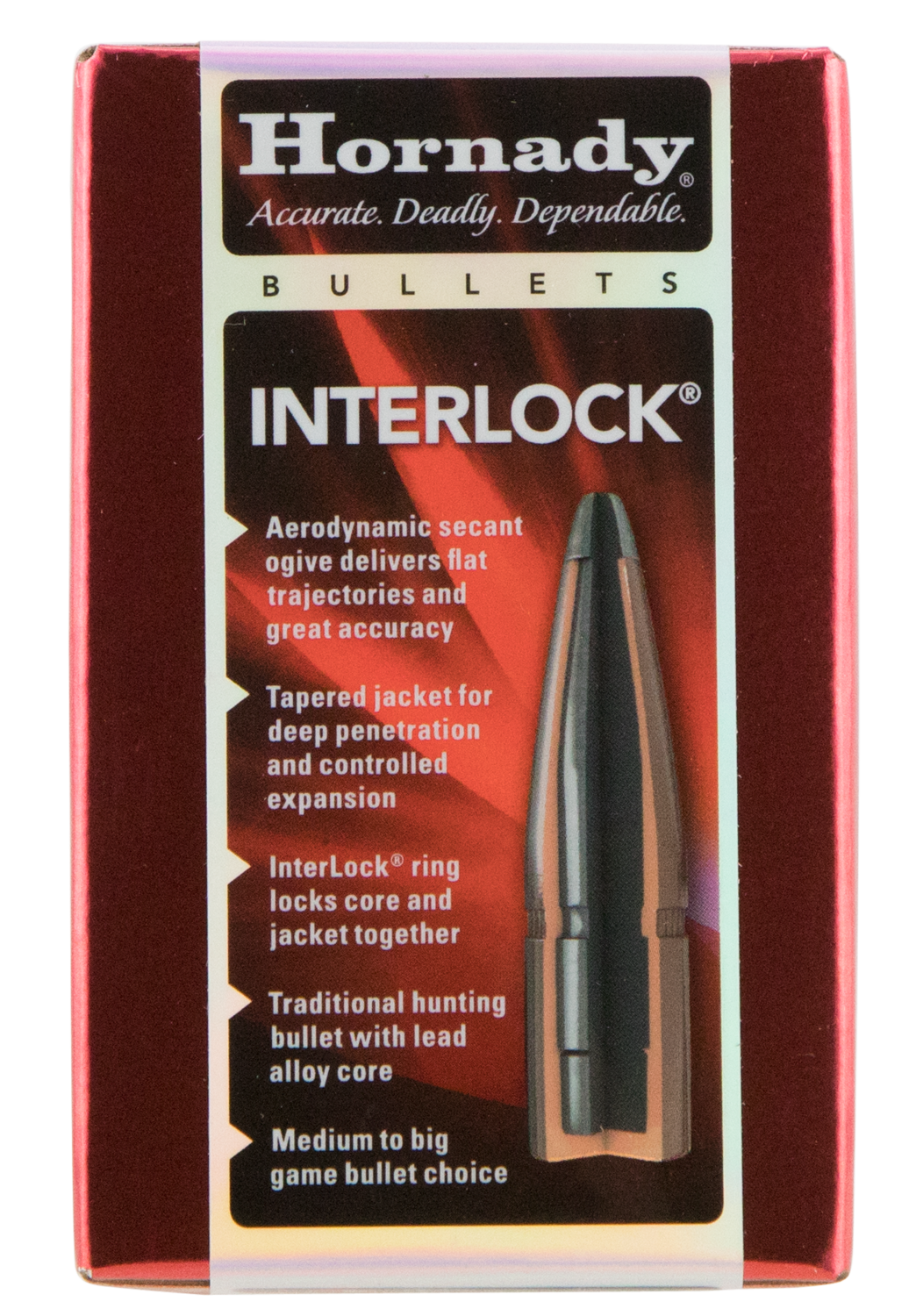Hornady Interlock, Horn 4503   Bull .458 350 Fp Interlock       50/15