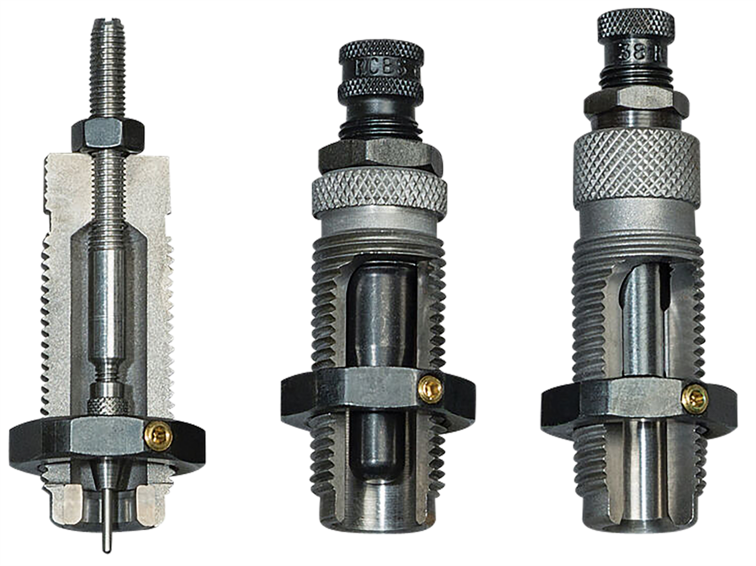Rcbs Roll Crimp 3-die Set, Rcbs 19108 3 Die Set 45 Colt Group B