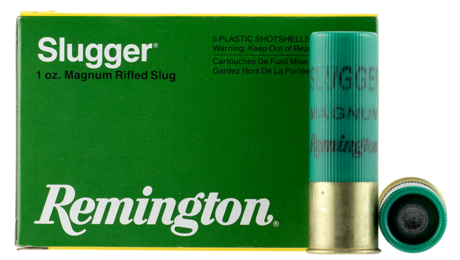 Remington Ammunition Slugger, Rem 20270 S12mrs   3in    12  Slug            5/50
