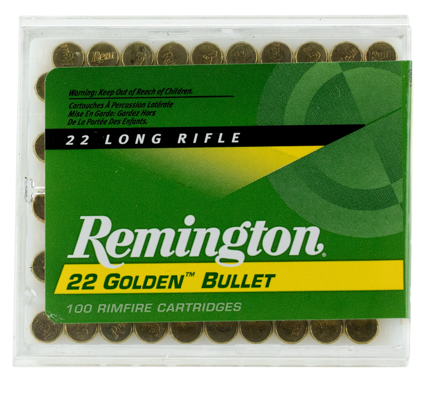 Remington Ammunition Golden Bullet, Rem 21276 1500     22lr 40 Hv               100/50