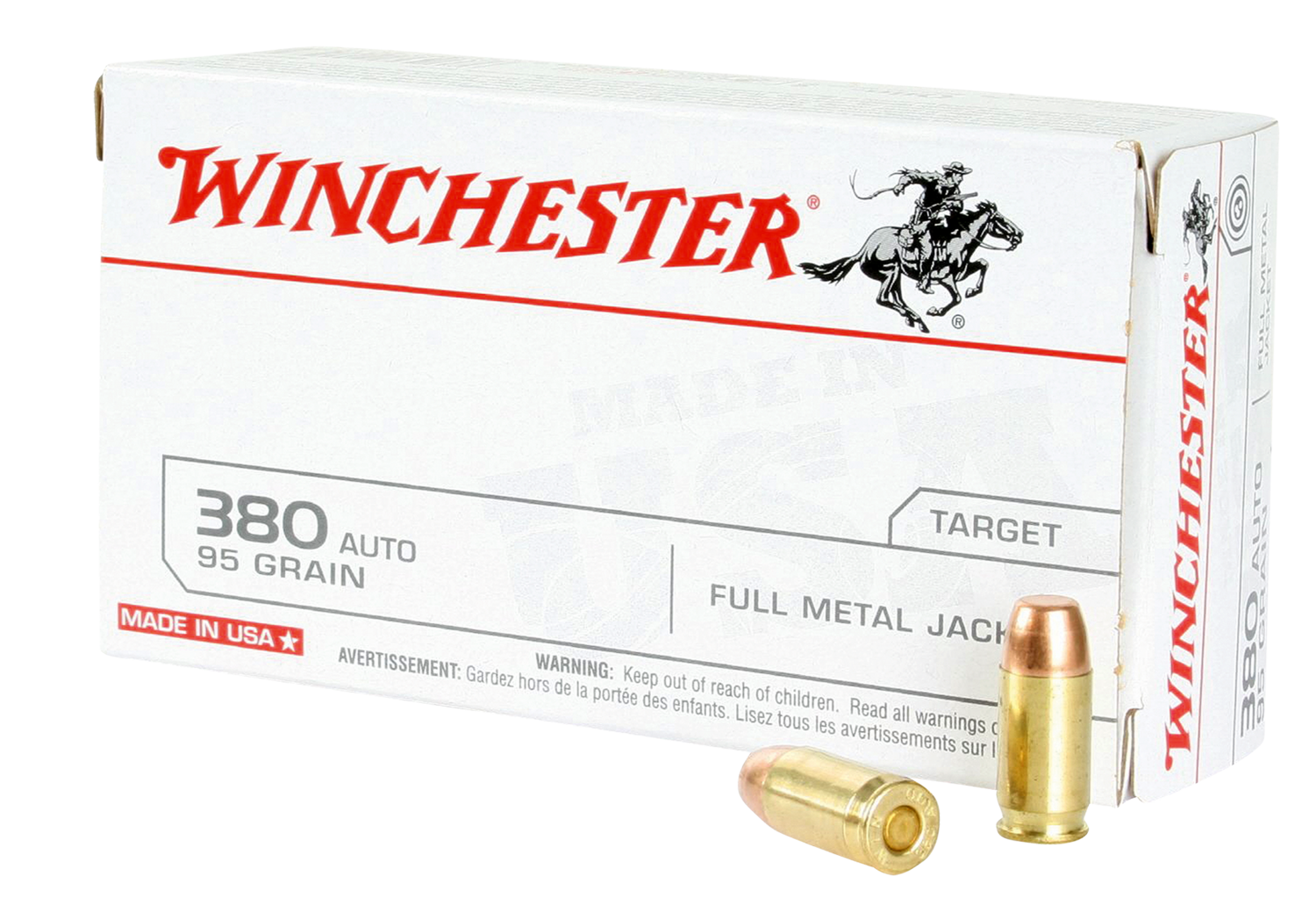 Winchester Ammo Usa, Win Q4206     380         95 Fmj             50/10