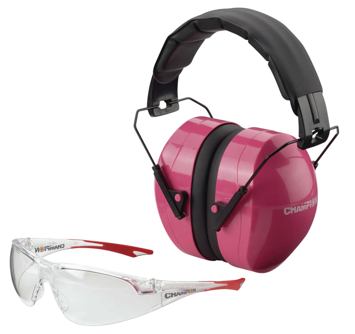 Champion Targets Eyes & Ears, Champ 40624      Ballistic Eyes/ears Pink