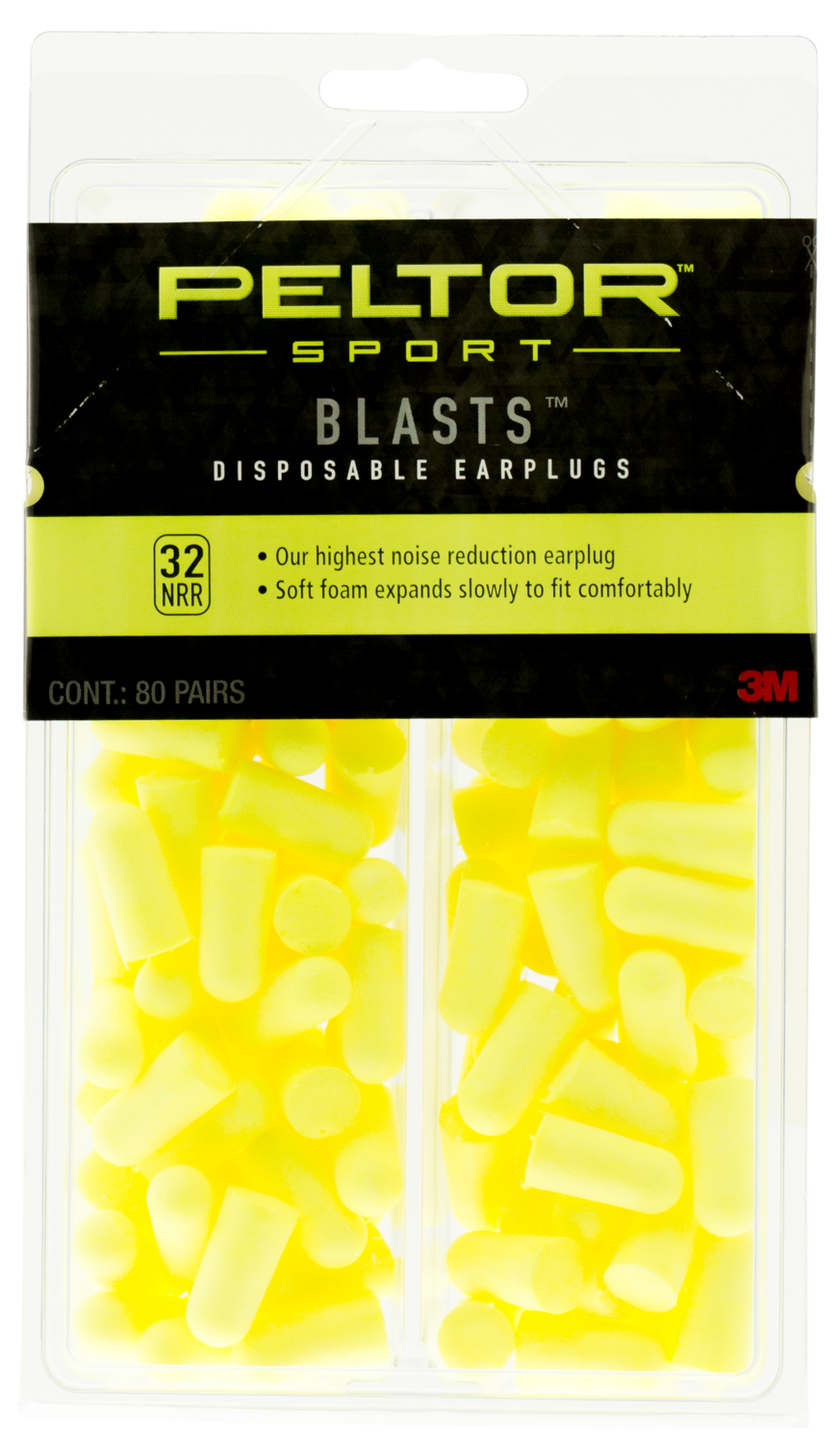 3m Peltor Sport, Pel 97082          Blasts Disp Plugs   80pr/tub