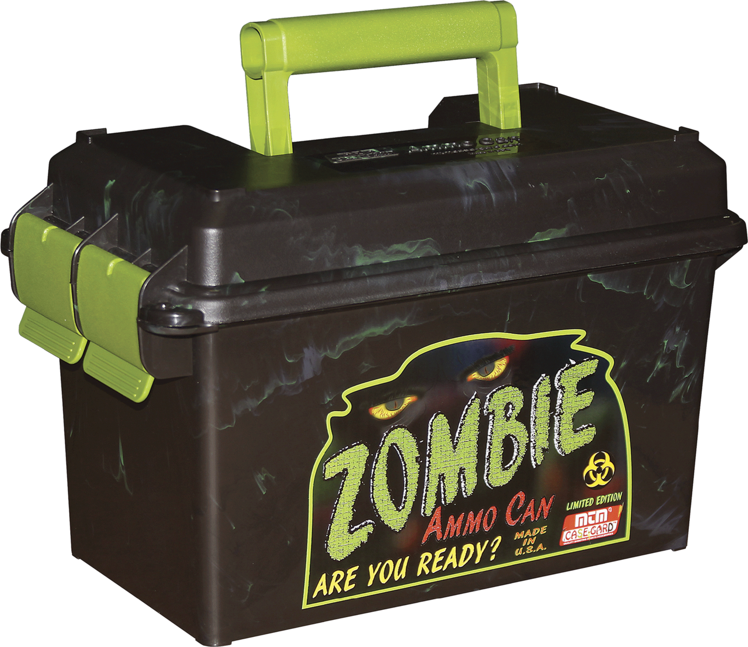 Mtm Ammo Can, Mtm Ac50z       Ammo Can 50cal Zombie      Blk/grn