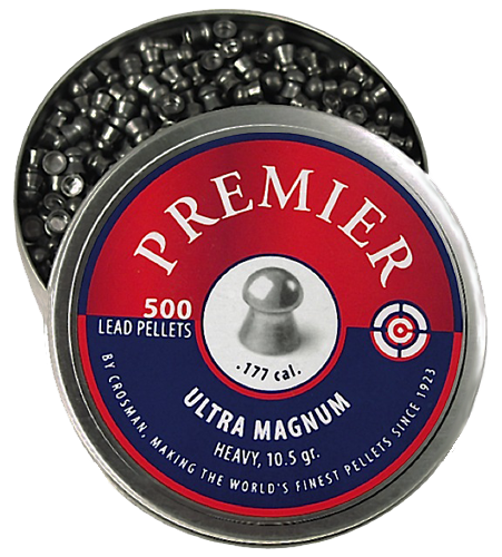 Crosman Premier, Cros Lum77      177 Ultramag Pellet            500
