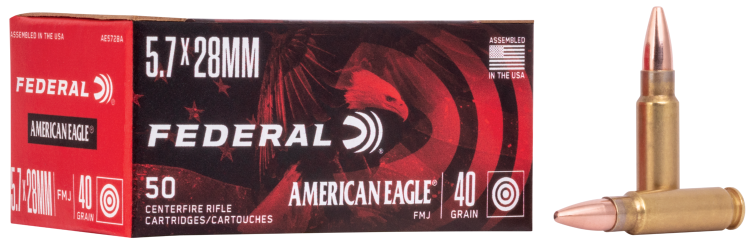 Federal American Eagle, Fed Ae5728a        5.7x28   40 Fmj           50/10