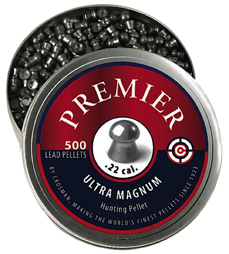Crosman Premier, Cros Ldp22       22 Ultramag Pellet            500
