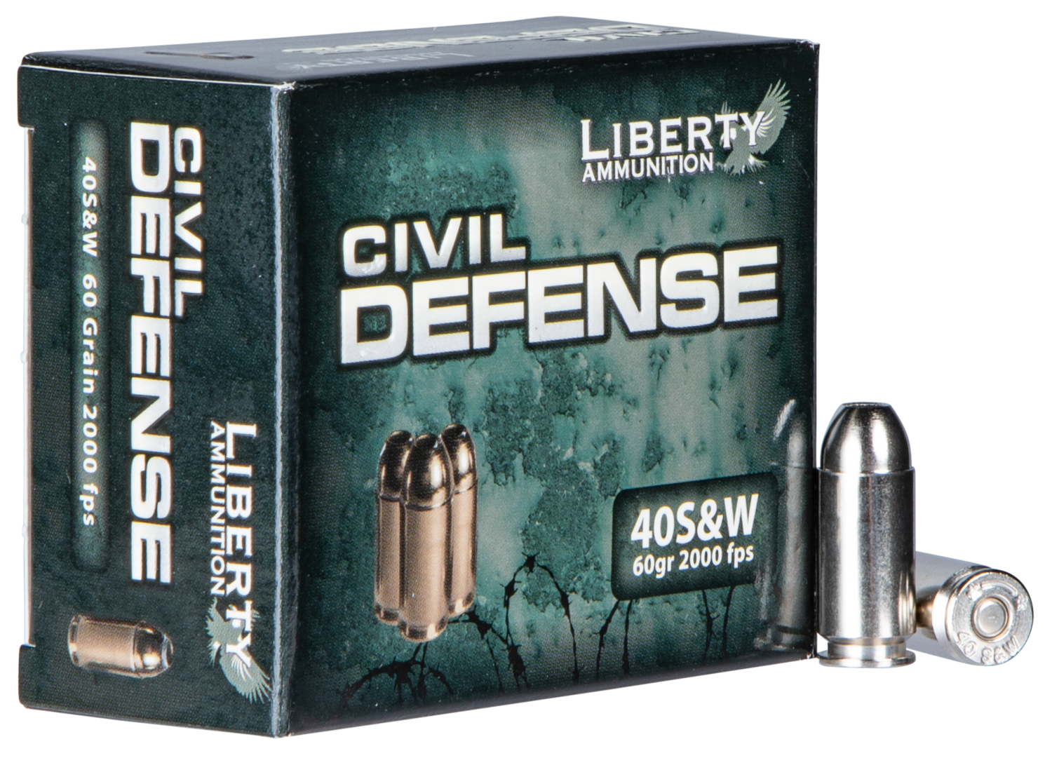 Liberty Ammunition Civil Defense, Liberty La-cd-40-012   40s  60gr             20/50