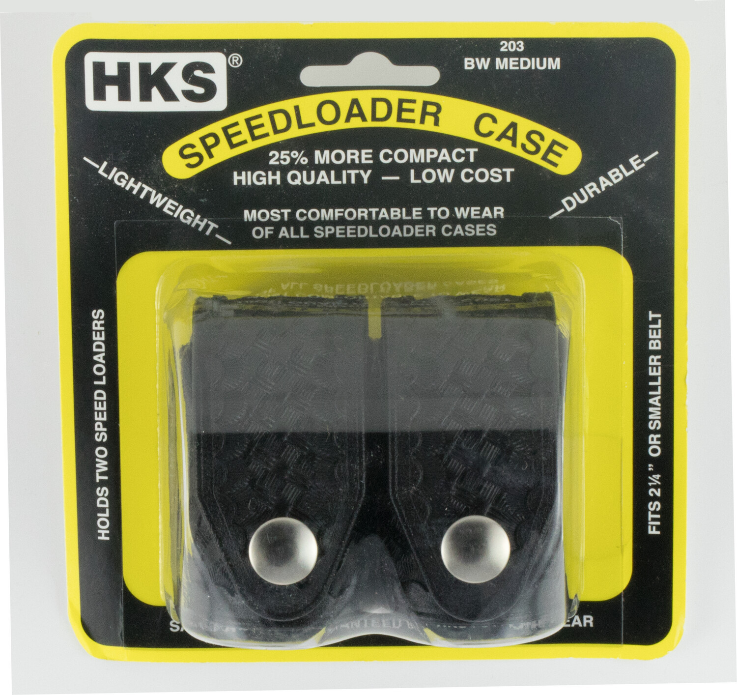 Hks Speedloader Case, Hks 203bmbn Speedloader Case Med Blkbsk