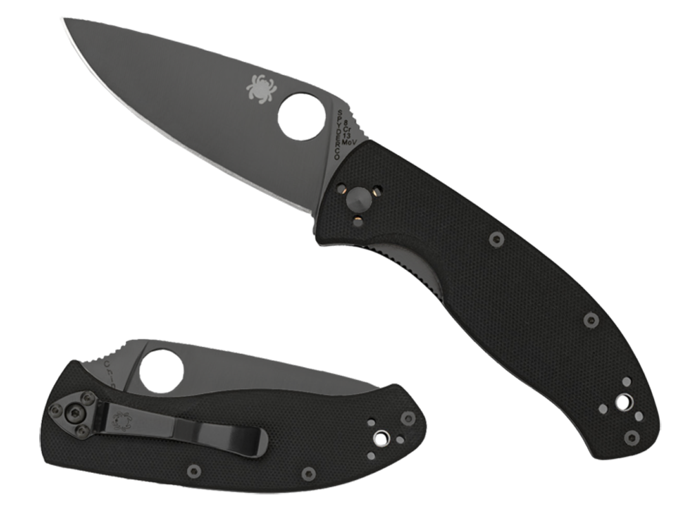 Spyderco Tenacious, Spy C122gbbkps  Tenacious G10 Ser  Dp   3.39   Blk