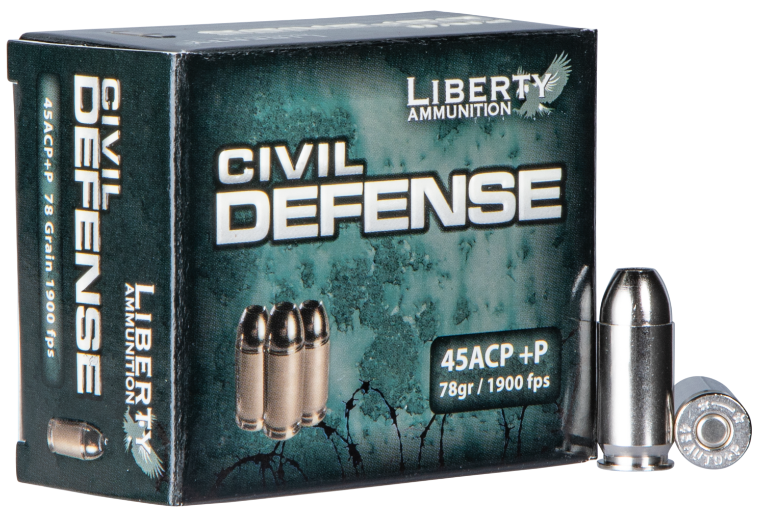 Liberty Ammunition Civil Defense, Liberty La-cd-45-013   45a  78gr             20/50