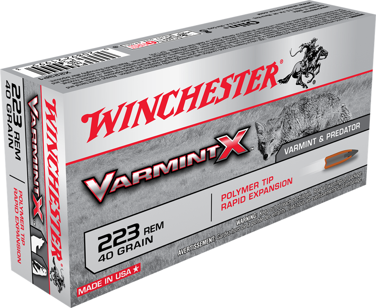 Winchester Ammo Varmint X, Win X223p1        223     40 Vrmt            20/10