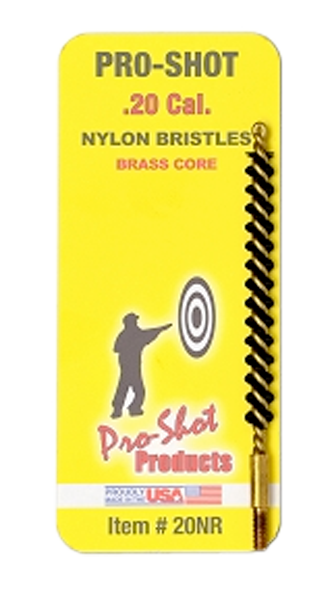 Pro-shot Bore Brush, Proshot 20nr     Rfl Nylon Brush 20cal