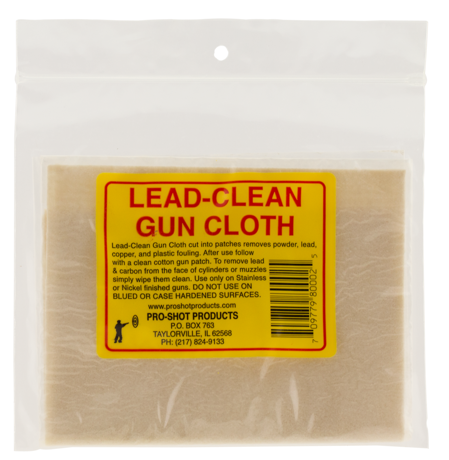 Pro-shot Lead Clean, Proshot Lcc            Lead Clean Gun Cloth