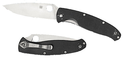 Spyderco Resilience, Spy C142gp      Resilence G10 Pln  Dp   4.20   Blk