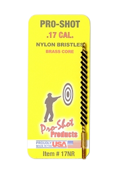 Pro-shot Bore Brush, Proshot 17nr     Rfl Nylon Brush 17cal