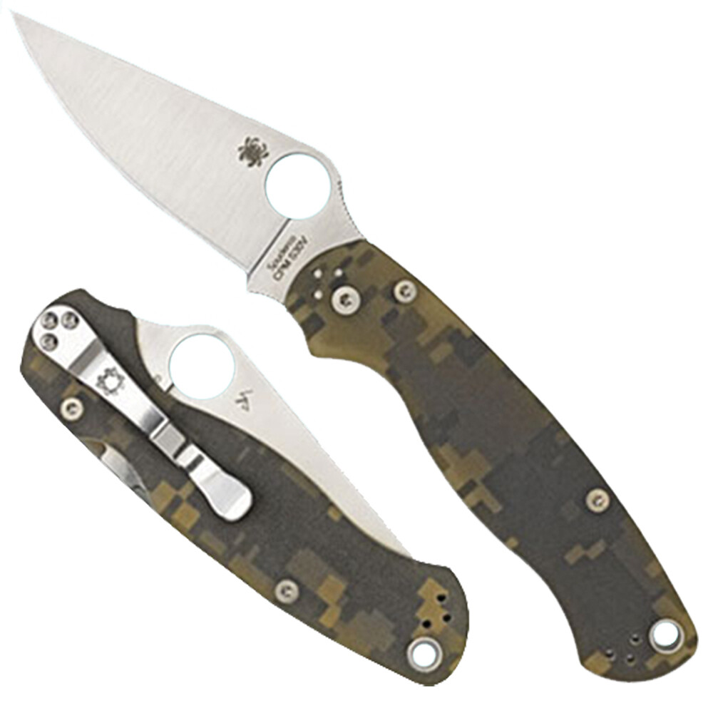 Spyderco Para Military 2, Spy C81gpcmo2   Para Mltry G-10 Pln Dp  3.45  Camo