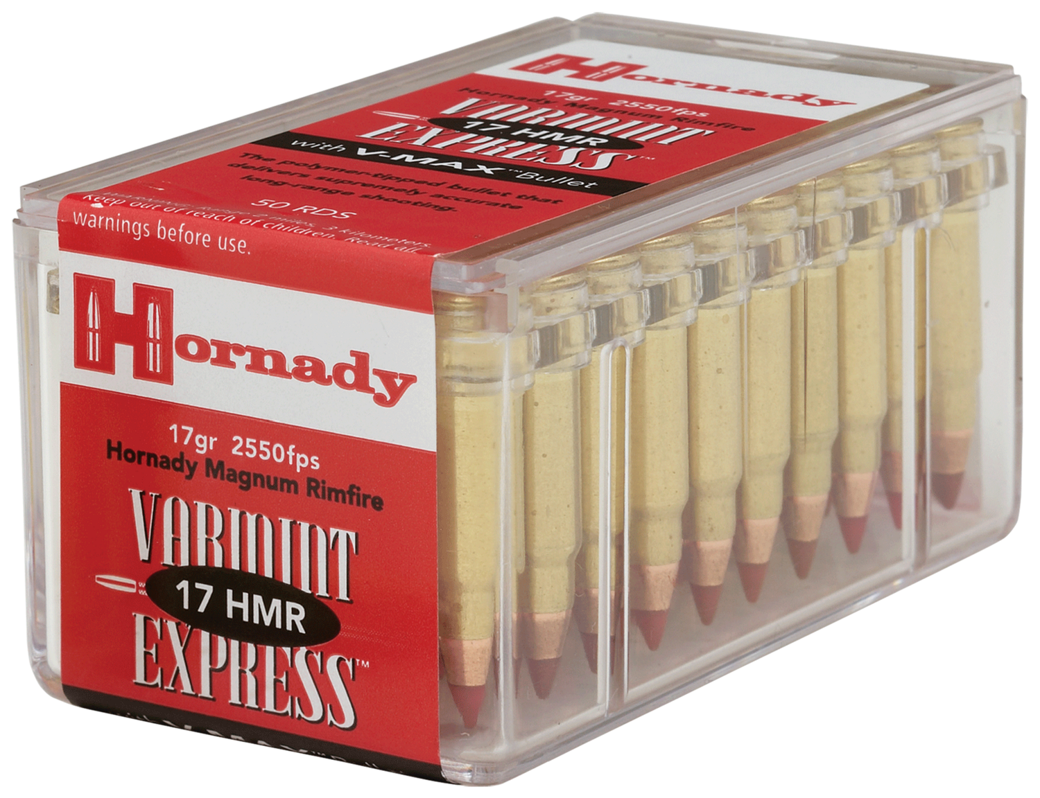 Hornady Varmint Express, Horn 83170  Var Express  17hmr  17 Vmax      50/40