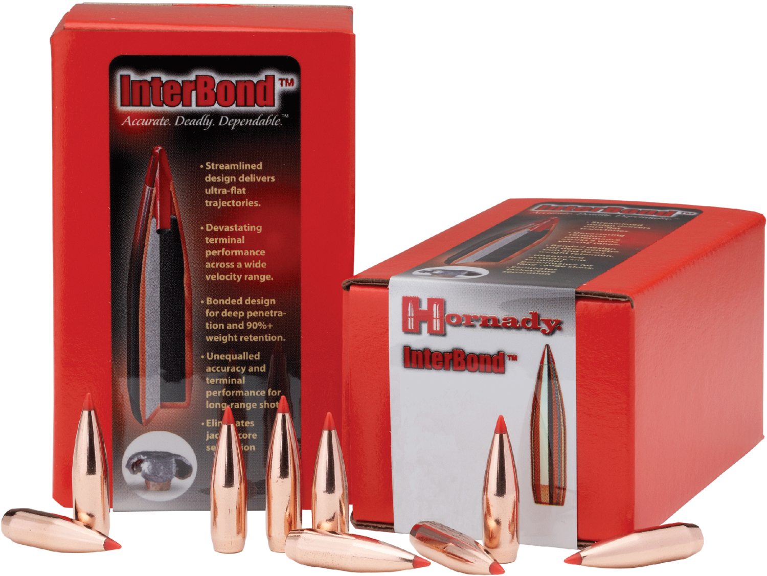 Hornady Interbond, Horn 27309  Bull .277 130 Ib                100/15