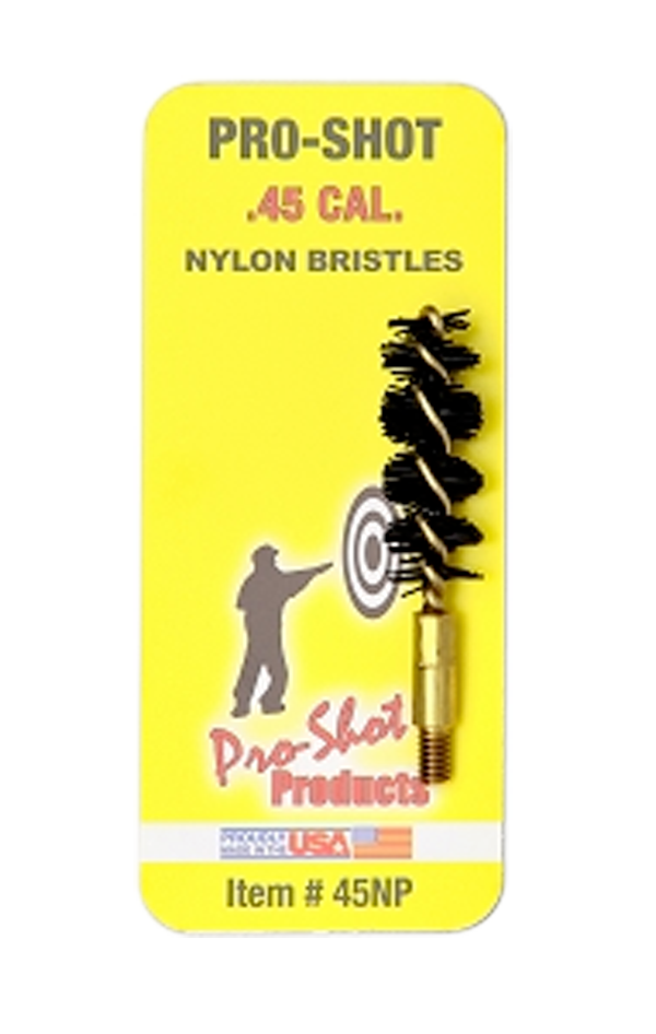 Pro-shot Bore Brush, Proshot 45np     Pst Nylon Brush 45cal